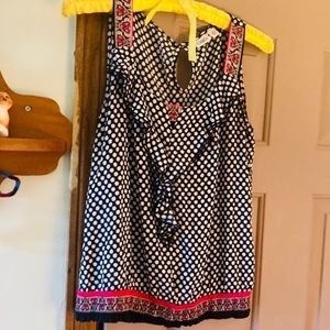 Cato Polka Dot Boho Blouse Top